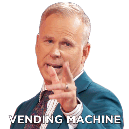 Vending Machine Gerry Dee Sticker - Vending Machine Gerry Dee Family Feud Canada Stickers