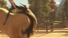 Untamed Horse Lucky Prescott GIF - Untamed Horse Lucky Prescott Spirit GIFs