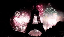 Bastille Day Fireworks GIF