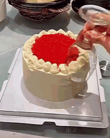 Glass Cake GIF - Glass Cake Red Velvet GIFs