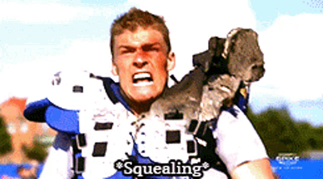 Blue Mountain State - Thad Castle headbutt on Make a GIF