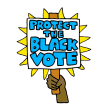 lcv black vote protect the black vote protest protest sign