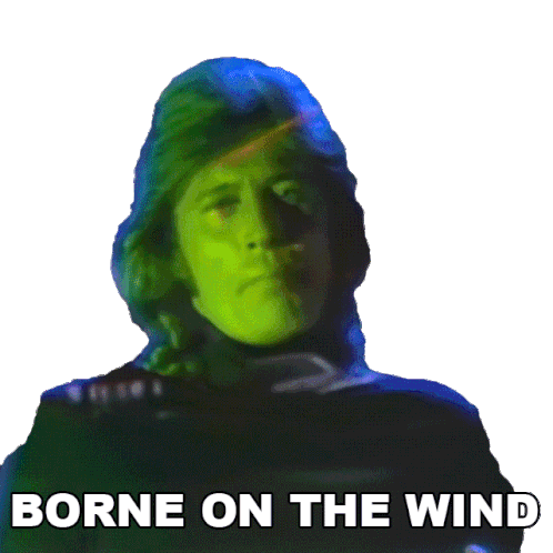 Borne On The Wind Barry Gibb Sticker - Borne On The Wind Barry Gibb Bee Gees Stickers
