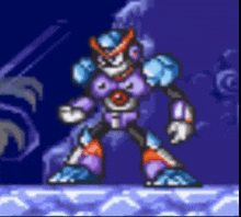 Freezeman Taunt Mega Man GIF - Freezeman Taunt Mega Man Mega Man 7 GIFs