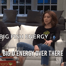 Big D Energy Over There Heidi Gardner GIF - Big D Energy Over There Heidi Gardner Saturday Night Live GIFs