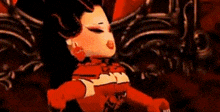 a cartoon of a woman with the words stormis halloween special