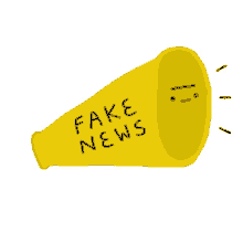 fake news blowhorn