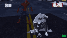 Moon Knight Spiderman GIF - Moon Knight Spiderman Marvel GIFs