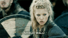 Shield Wall Lagertha GIF - Shield Wall Lagertha Vikings GIFs
