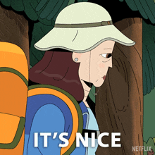 It'S Nice Carol Kohl GIF - It'S Nice Carol Kohl Carol & The End Of The World GIFs