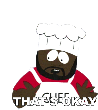 Thats Okay Jerome Chef Mcelroy Sticker - Thats Okay Jerome Chef Mcelroy South Park Stickers