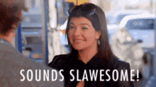 Sounds Slawsome - Happy Endings GIF - Happy Endings Awesome Slawesome GIFs