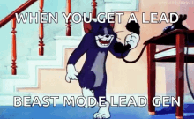Tom And Jerry Phone GIF