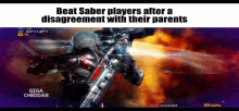 a screenshot of a video game called giga cheddar