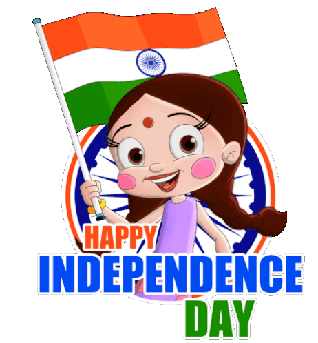 Happy Independence Day Chutki Sticker - Happy Independence Day Chutki  Chhota Bheem - Discover & Share GIFs