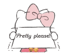 Pretty Please Hello Kitty GIF