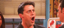 Gasp, How Dare You, Joey GIF - Friends Joey GIFs