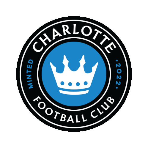 Charlotte Football Club Minted 2022 Charlotte Fc Sticker - Charlotte Football Club Minted 2022 Charlotte Fc Major League Soccer Stickers