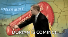 storm weather report doran is coming