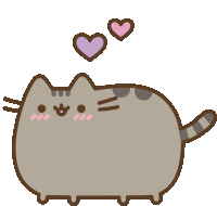 Fat Cat Sticker - Fat Cat Love Stickers