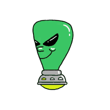 boom alien ufo smile martian