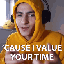 Cause I Value Your Time Worth GIF - Cause I Value Your Time Value Time GIFs