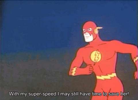 The 'Flash' dashes off to save someone