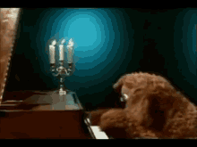 Rowlf Plays You A Happy Birthday Song GIF - The Muppets Moderndaycomposer Piano GIFs