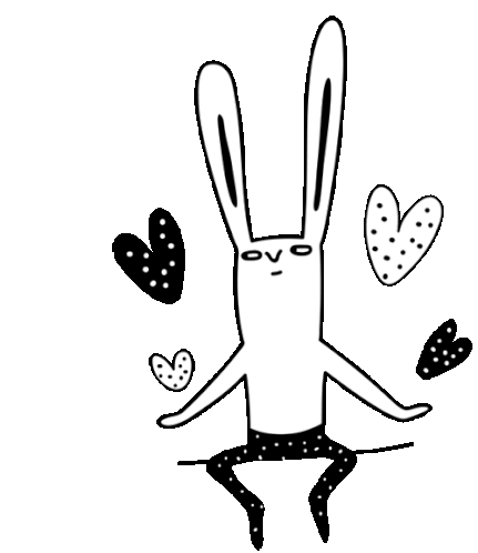 Bunny Dance Feet Clap Sticker - Bunny Dance Feet Clap Ear Clap Stickers