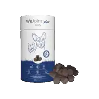a can of wejoint plus tasty next to a pile of chocolate