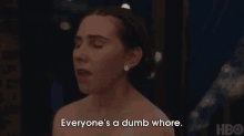 All-inclusive GIF - Girls Shoshanna Everyone Is A Dumb Whore GIFs