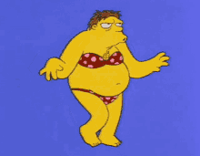 Barney Simpsons GIF - Barney Simpsons Bikini GIFs