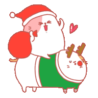 Merry Christmas Santa Claus Sticker - Merry Christmas Santa Claus Mrs.Claus Stickers