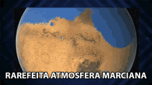 Rarefeita Atmosfera Marciana Mars GIF
