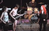 a band called the paul green rock academy is on stage