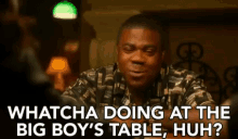 Whatcha Doing At The Big Boys Table Whats Up GIF - Whatcha Doing At The Big Boys Table Whatcha Doing Whats Up GIFs