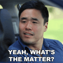 Yeah Whats The Matter Randall Park GIF