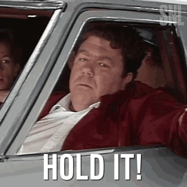 Hold It George Wendt GIF - Hold It George Wendt Saturday Night Live -  Discover & Share GIFs