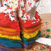 Rainbow Cake Stim GIF