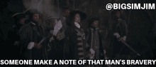 Someone Make A Note Of That Mans Bravery Pirates Of The Caribbean On Stranger Tide GIF - Someone Make A Note Of That Mans Bravery Pirates Of The Caribbean On Stranger Tide Pirates Of The Caribbean GIFs