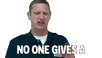 No One Gives A Shit Tim Robinson Sticker - No One Gives A Shit Tim Robinson I Think You Should Leave With Tim Robinson Stickers