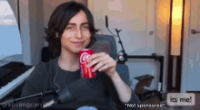 Aidan Gallagher Coke GIF - Aidan Gallagher Coke Coca Cola GIFs