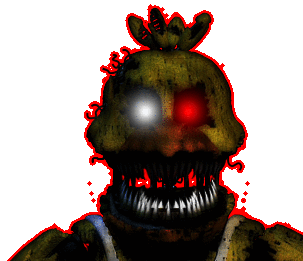 Nightmare Fredbear Fnaf4 Sticker - Nightmare Fredbear Fnaf4