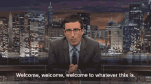 Welcome GIF - John Oliver Welcoome GIFs