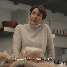 It Would Be So Much Better If We Could Have This Conversation After Ive Eaten GIF - It Would Be So Much Better If We Could Have This Conversation After Ive Eaten Fiona Shaw GIFs