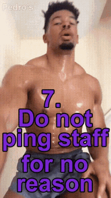 Do Not Ping Staff For No Reason Do GIF - Do Not Ping Staff For No Reason Do Not GIFs