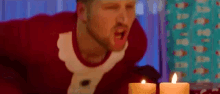 Blowing Candles Intense GIF - Blowing Candles Intense Christmas GIFs