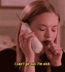 Mean Girls Sick GIF - Mean Girls Sick Cant Go Out GIFs