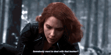 Black Widow Somebody GIF - Black Widow Somebody Deal With That GIFs