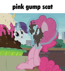 Pink Gump Scat GIF - Pink Gump Scat Mlp GIFs
